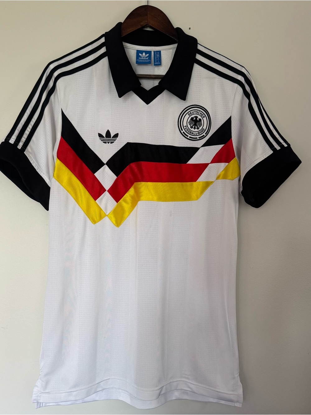 Adidas White Germany Retro Football Shirt